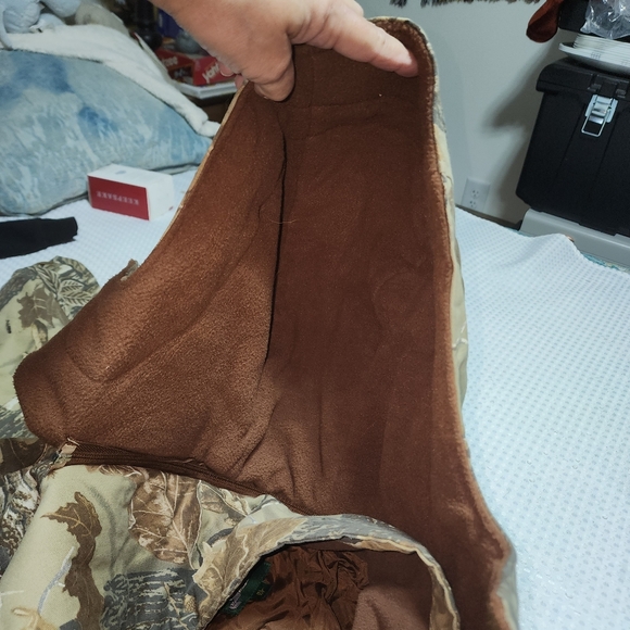 CABELAS EUC MENS SZ LARGE CAMMO HUNTING FIELDS SPORT JACKET COAT - Picture 7 of 11